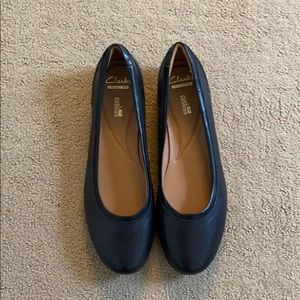 Clark’s Black Leather Flats